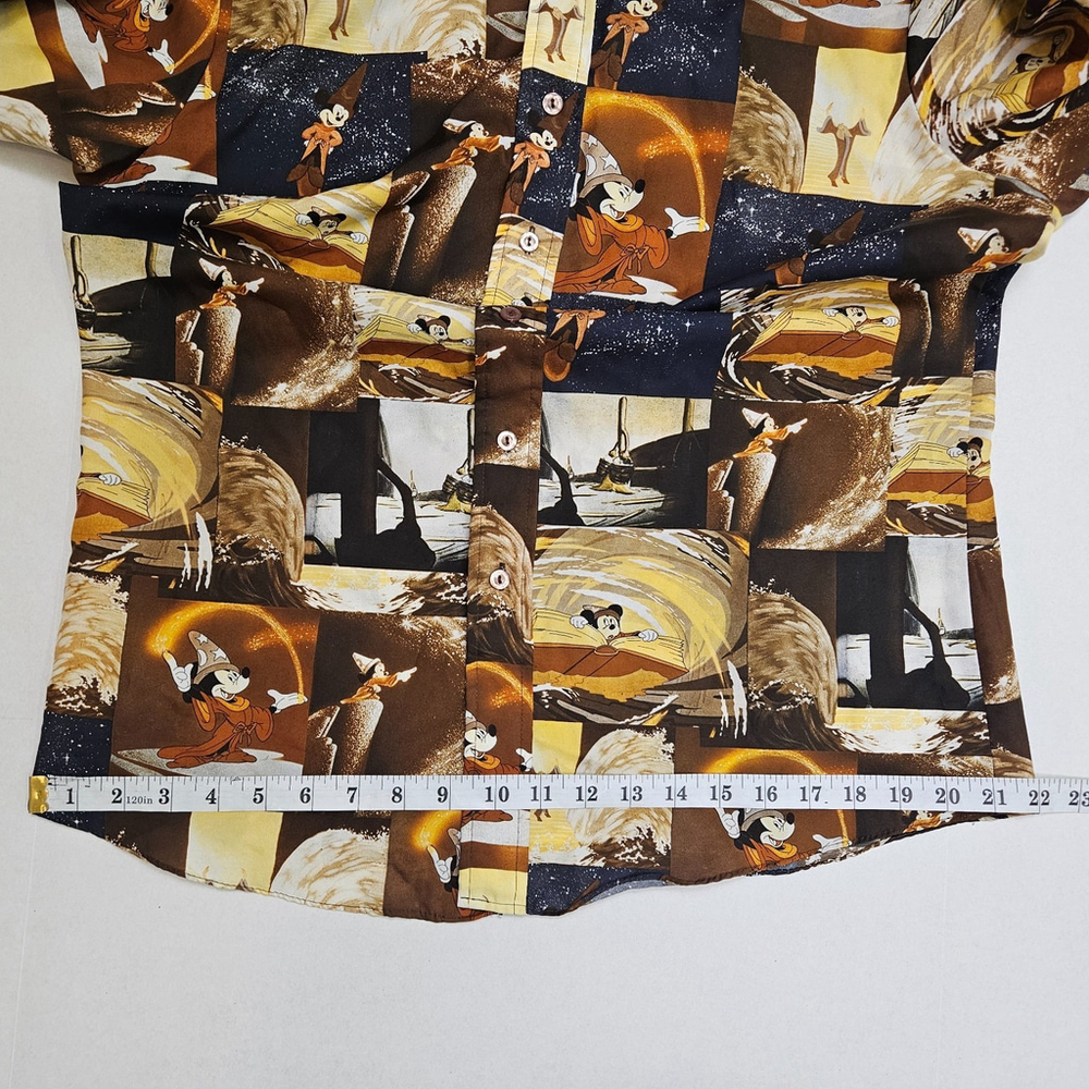Vintage Kennington Disney Fantasia Mickey Sorcerer Shirt Retro **NO SIZE TAG** - Picture 5 of 16